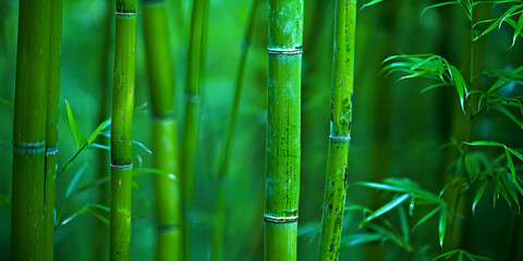 Tranquil bamboo grove with a winding path Bamboo Grove Background