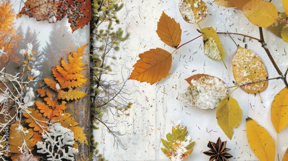 Poster the layout of the book follows the flow of seasons with sections dedicated to spring summer fall and