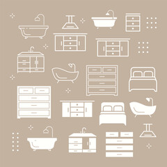 Icon collection containing 16 editable stroke icons. Perfect for logos, stats and infographics. Change the thickness of the line in a vector editing program to suit your requirements.