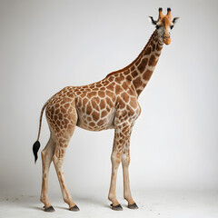 Obraz premium giraffe isolated on white