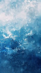 Elegant Light Blue White Gradient Background with Soft Smoke Clouds, Creating a Modern and Stylish Atmosphere for Contemporary Artistic Designs