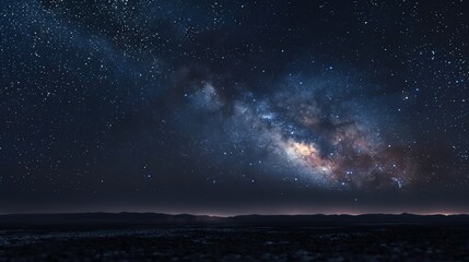Fototapeta premium Amazing milky way of the night sky
