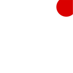 Corner of Japanese Flag Blobs