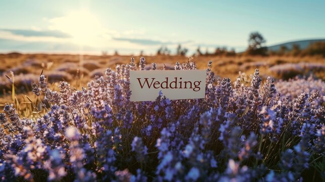 Romantic allure: captivating wedding invitation card adorned with text wedding, blending elegance and sentiment in beautiful design, perfect for announcing and inviting to joyous celebration of love.