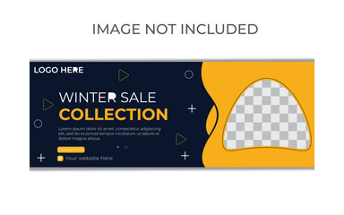 A luxurious and unique facebook cover template for your business.