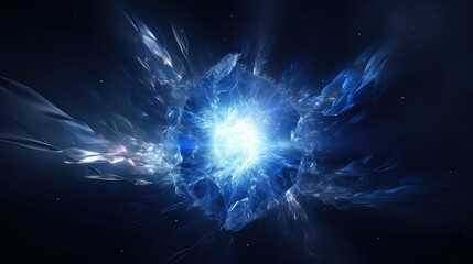 Cosmic wave formation with radiant bursts of sapphire