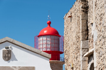 Faro del Cabo de San Vicente en Sagres, Algarve, Portugal