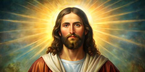 Jesus Christ face. High quality photo