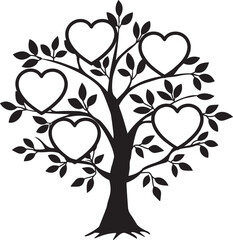 Obraz premium Vector Family Tree