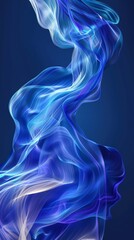 Obraz premium Vibrant Gradient Background with Bold Blue Shades, Perfect for Eye-Catching Design Elements