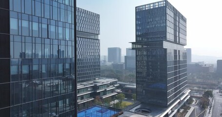 view of modern office buildings