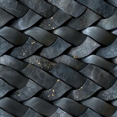 Fototapeta premium Seamless abstract shapes leather texture pattern