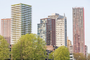 Die Stadt Rotterdam in Holland