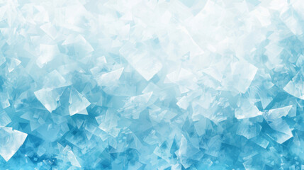 Digitally created icy blue backdrop with a crystalline texture