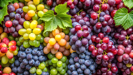 Fresh grapes background