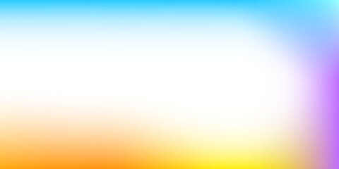 Light colored blue violet yellow color gradient background, texture blur abstract background, light abstract gradation texture