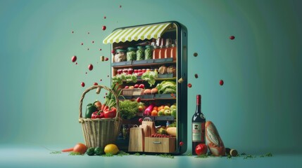 A Modern Take on Grocery Storage