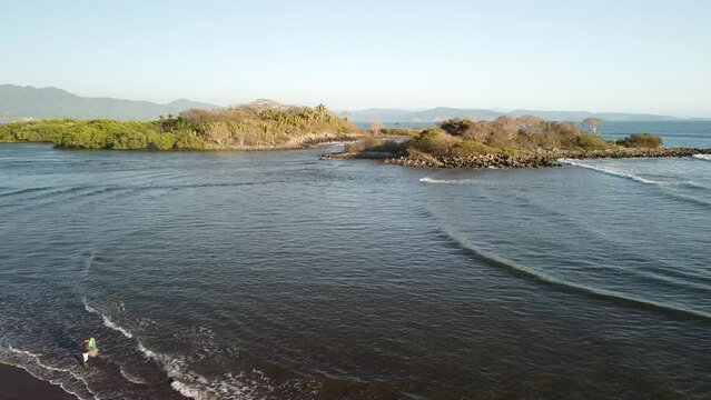 Disfrutando el atardecer