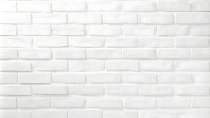 Fototapeta premium Abstract white brick wall texture for pattern background
