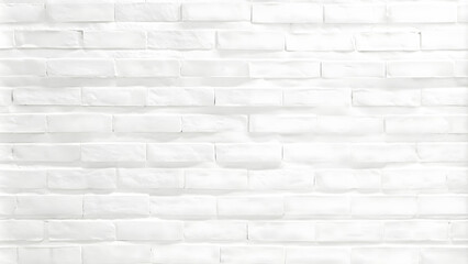 Abstract white brick wall texture for pattern background