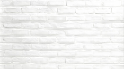 Fototapeta premium Abstract white brick wall texture for pattern background