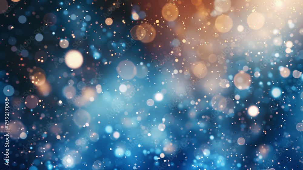 Poster a mesmerizing abstract background with soft bokeh lights