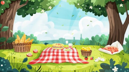 summer picnic design