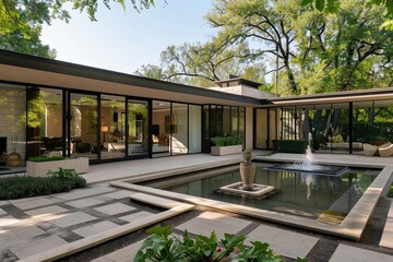 Fototapeta premium train station in the park