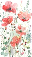 a wonderful image of beautiful, colorful flowers, generated by AI