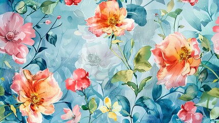 a wonderful image of beautiful, colorful flowers, generated by AI