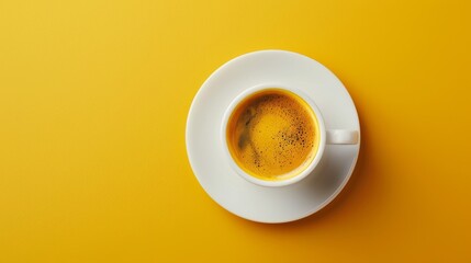 A Fresh Cup of Espresso - obrazy, fototapety, plakaty