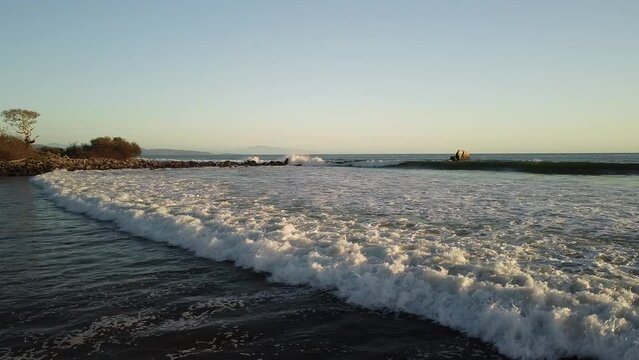 Disfrutando el atardecer