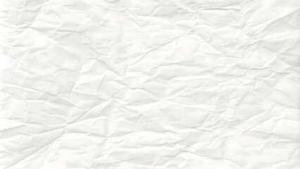 Obraz premium white crumpled paper texture background.
