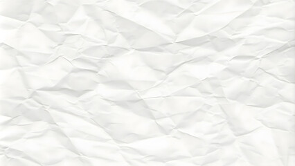 Obraz premium white crumpled paper texture background.