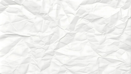 Obraz premium white crumpled paper texture background.