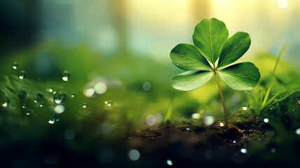 Four leaf clover, St. Patrick's Day