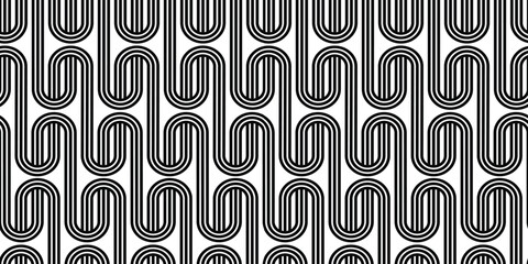 Stripes wavy lines.Seamless pattern.Vector illustration.