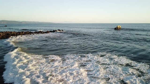 Disfrutando el atardecer