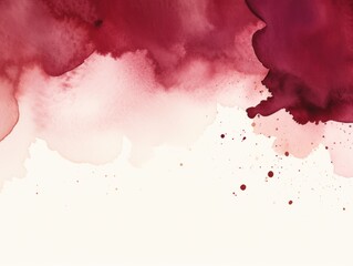 Maroon splash banner watercolor background for textures backgrounds and web banners texture blank empty pattern with copy space for product 