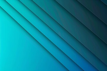 Obraz premium Blue green gradient background with diagonal lines