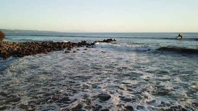 Disfrutando el atardecer