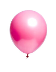 Illustration of one pink balloon