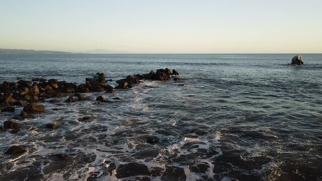 Disfrutando el atardecer
