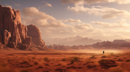 Wastelands, deserts and hot, dry land.