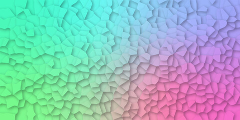 Colorful mosaic 3d design abstract vector broken glass effect tiles design 