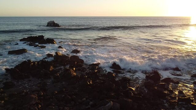 Disfrutando el atardecer
