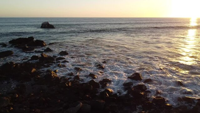 Disfrutando el atardecer