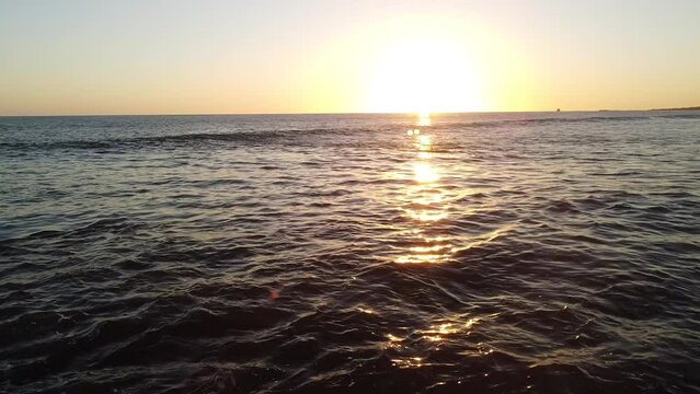 Disfrutando el atardecer