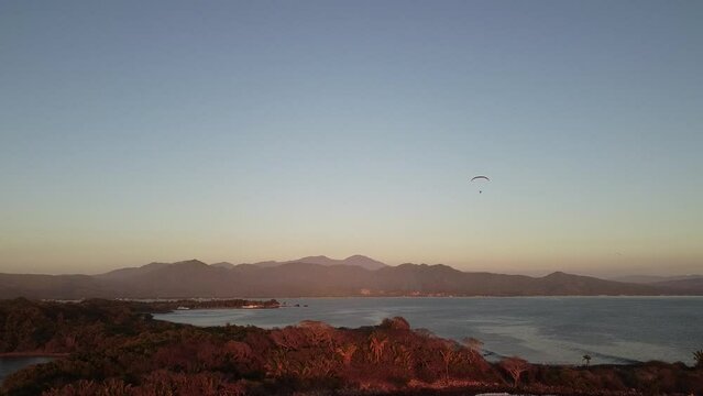Disfrutando el atardecer