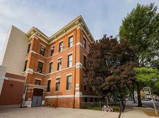 Overcast view of the campus of University of Illinois Chicago